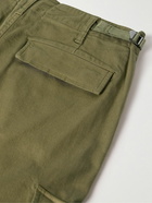 John Elliott - Tactical Slim-Fit Cotton-Blend Twill Cargo Trousers - Green