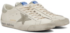 Golden Goose Off-White & Gray Super Star Classic Sneakers