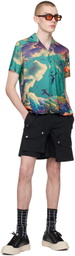Members of the Rage Black Cargo Shorts