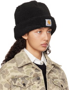 Carhartt Work In Progress Black Prentis Beanie