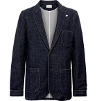 Oliver Spencer Loungewear - Birch Mélange Knitted Blazer - Blue