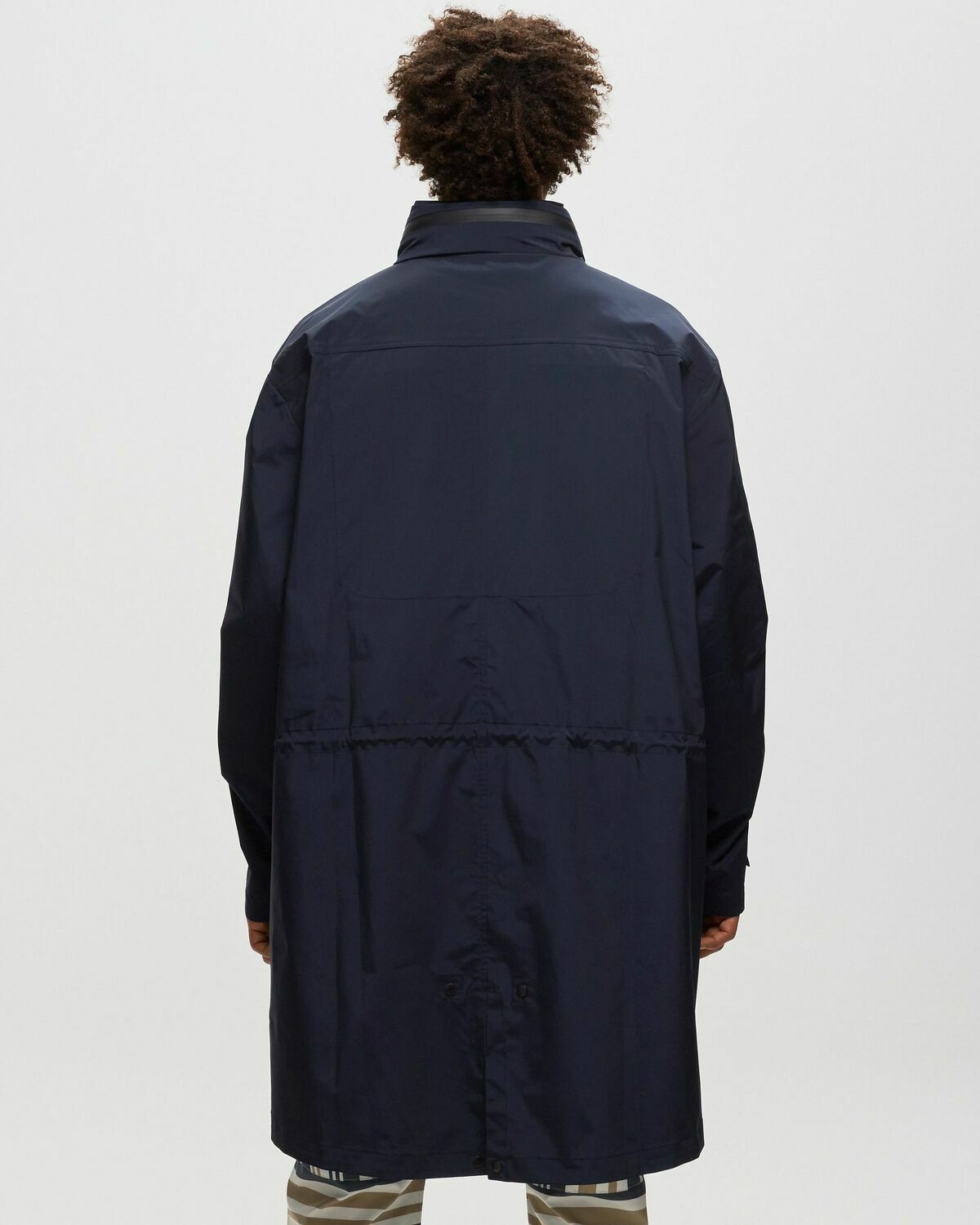Bstn Brand Shell Rain Coat Blue - Mens - Coats/Shell Jackets