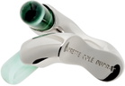 Lorette Colé Duprat Silver & Green Resin Ring