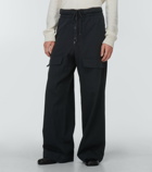 Dries Van Noten - High-rise cotton twill cargo pants