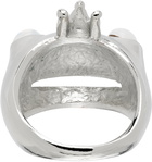 Collina Strada Silver Frog Prince Ring