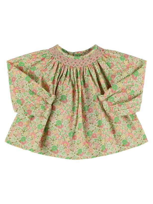 Photo: BONPOINT Floral Printed Cotton Shirt