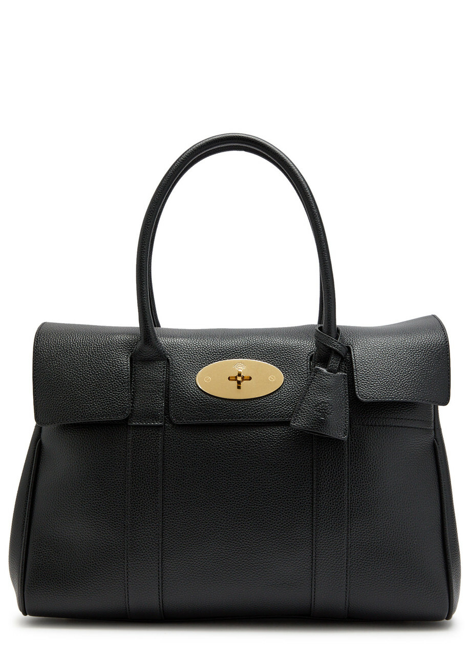 Mulberry Bayswater Small Grained Leather Shoulder bag - Black - One Size