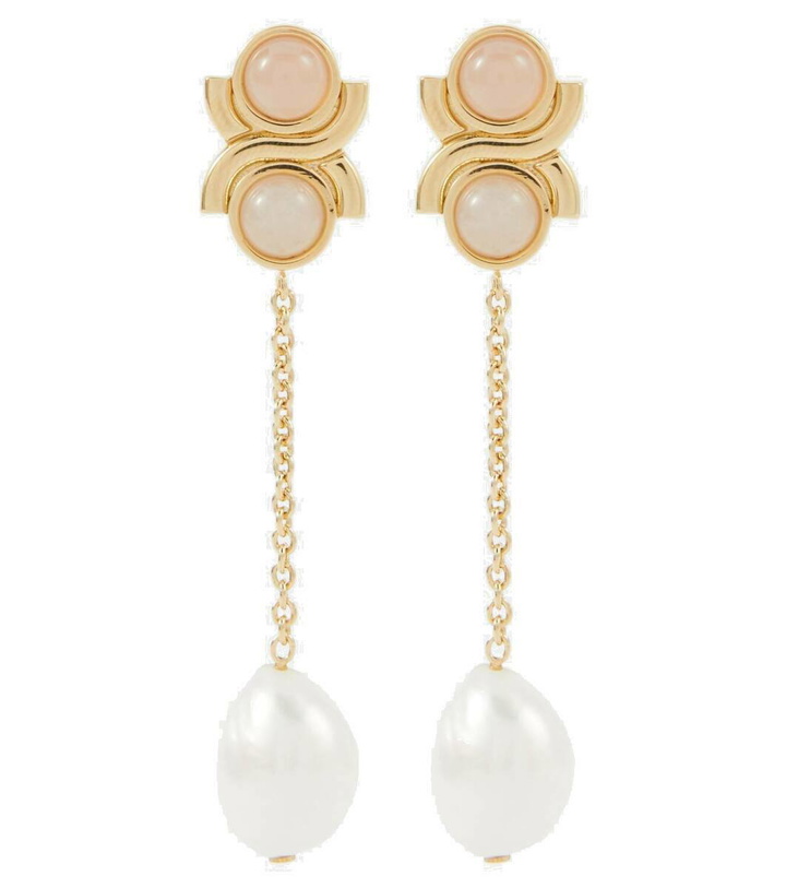 Photo: Chloé Embellished faux pearl drop earrings