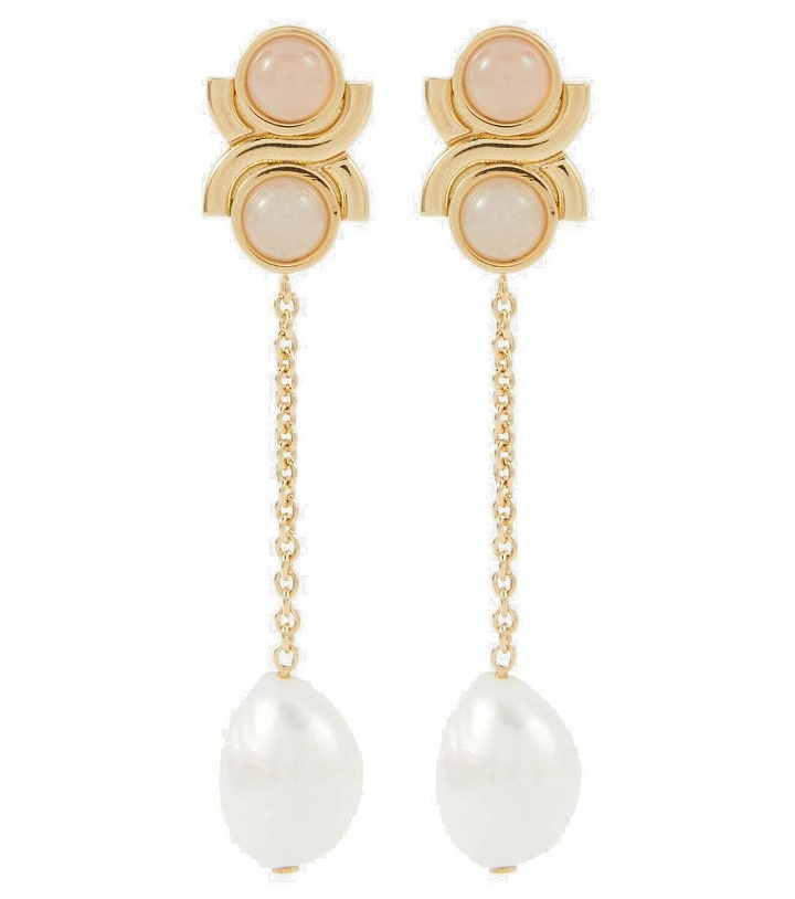 Photo: Chloé Embellished faux pearl drop earrings