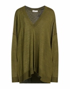 Manila Grace Womens Sweater Military in Green