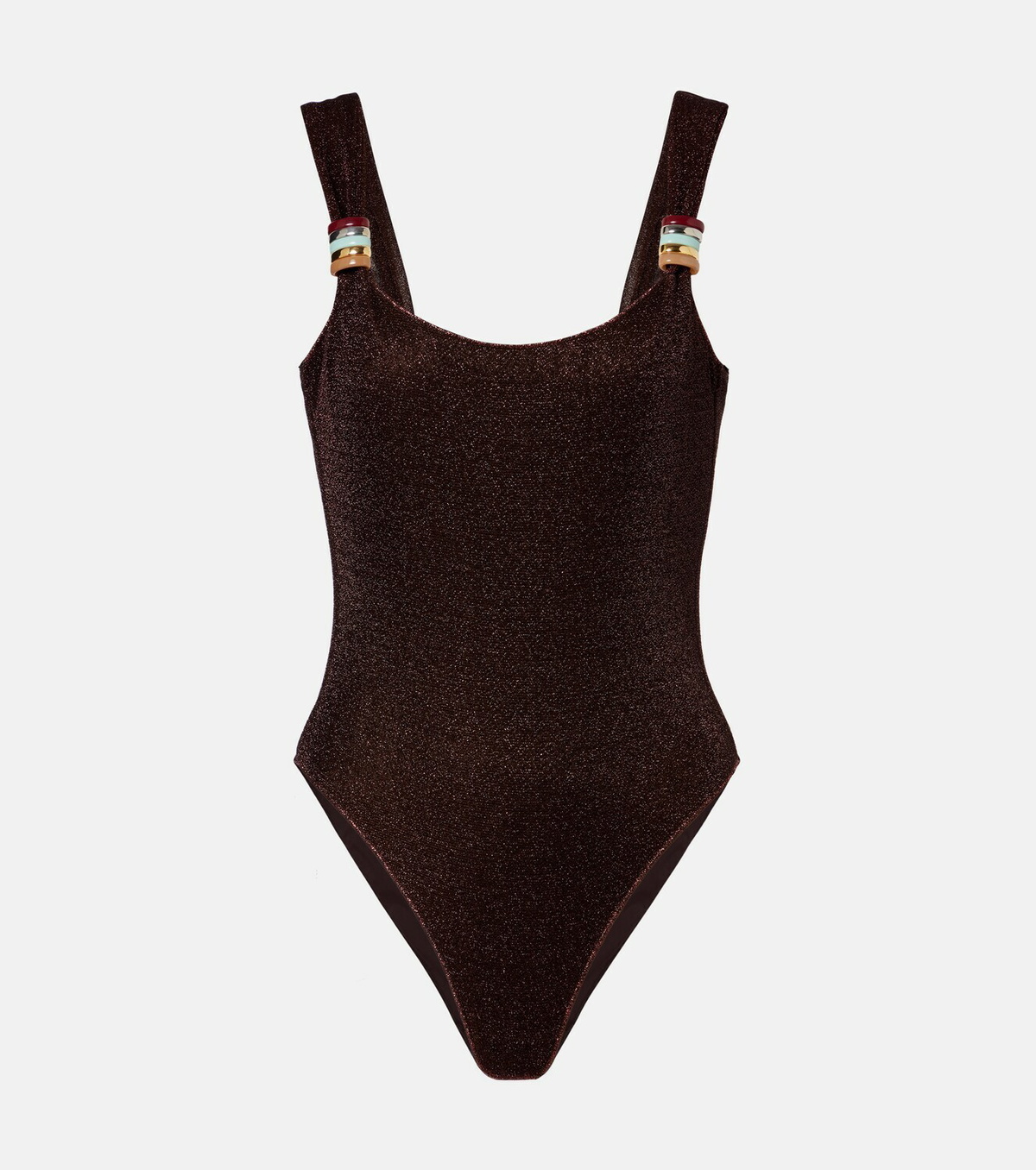 Oséree Lumière ring-detail swimsuit