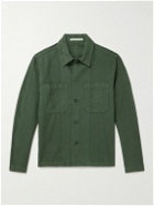 Norse Projects - Tyge Cotton and Linen-Blend Overshirt - Green