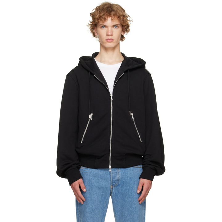Photo: Dries Van Noten Black Zip Hoodie