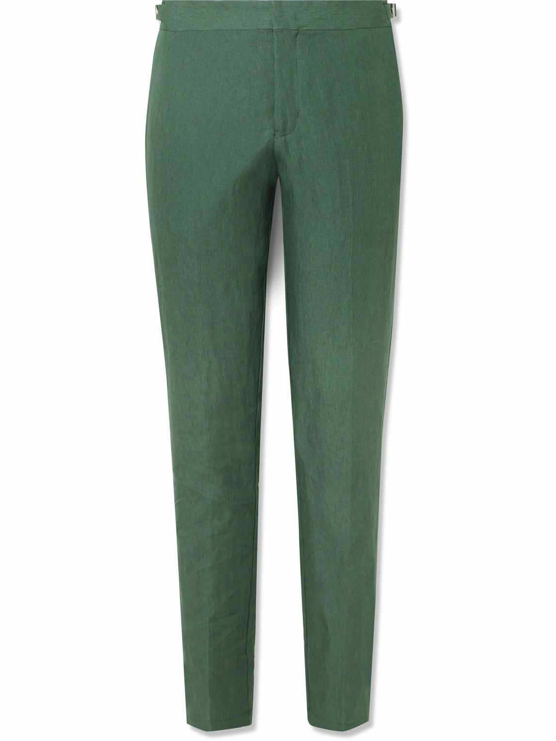 Orlebar Brown - Griffon Tapered Linen Trousers - Green