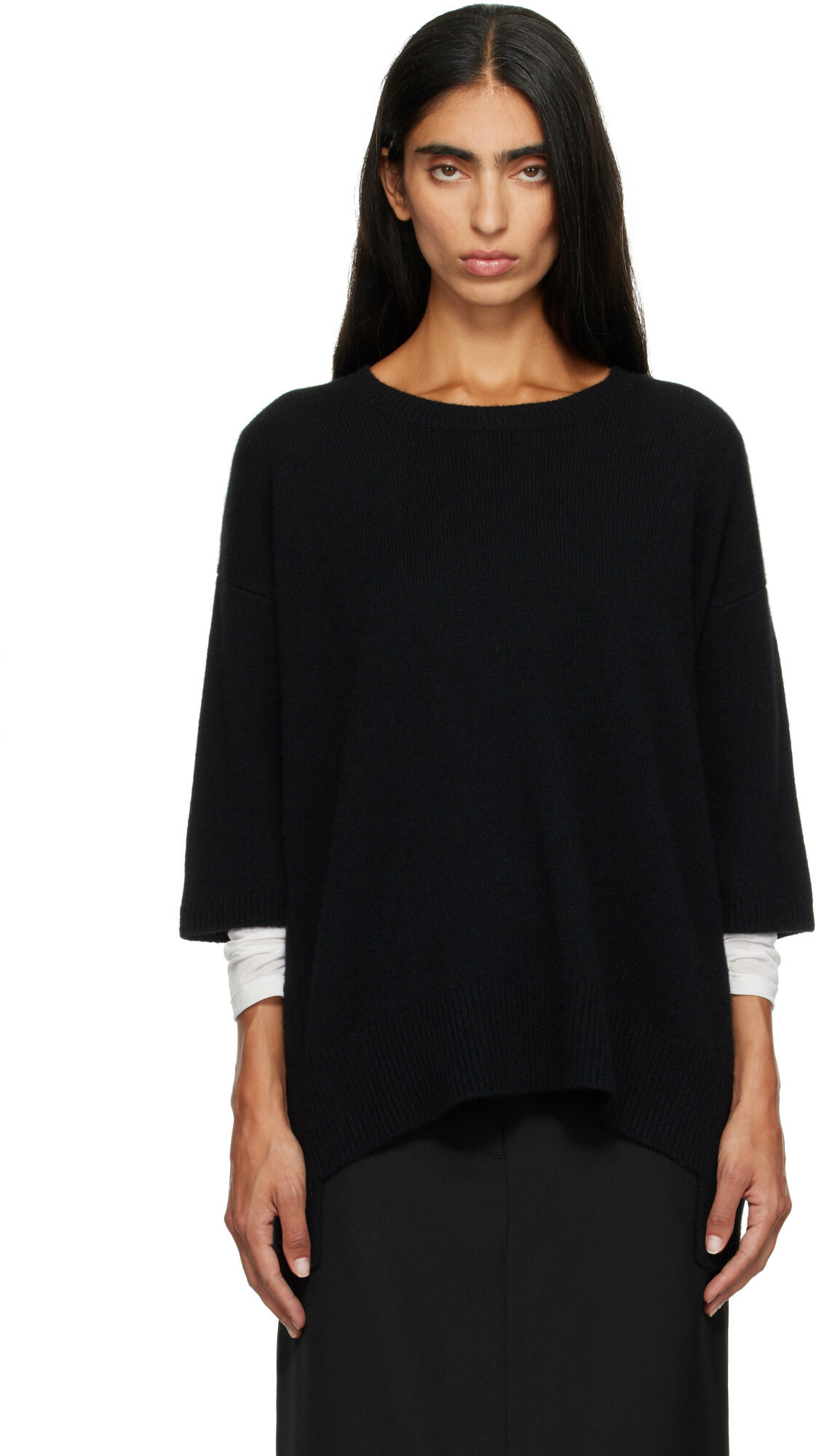 LISA YANG Black Camille T-shirt