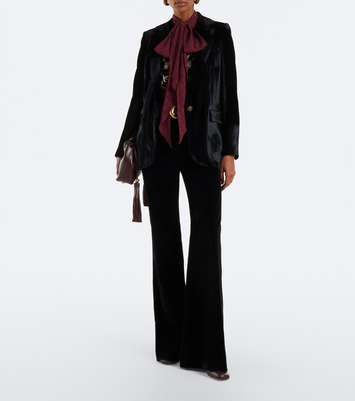 Etro Beaded velvet vest