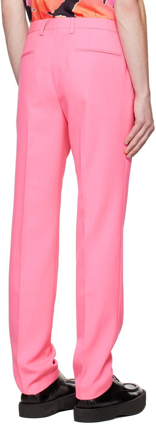 Dries Van Noten Pink Cropped Trousers Dries Van Noten