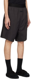 Fear of God Black Elasticized Waistband Shorts