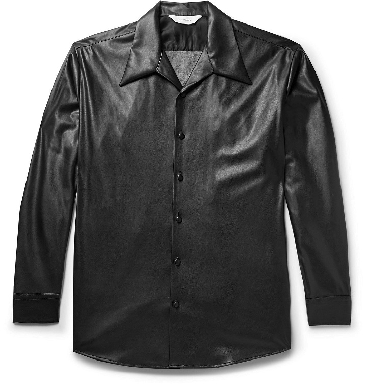 Photo: Sasquatchfabrix. - Faux Leather Shirt - Black