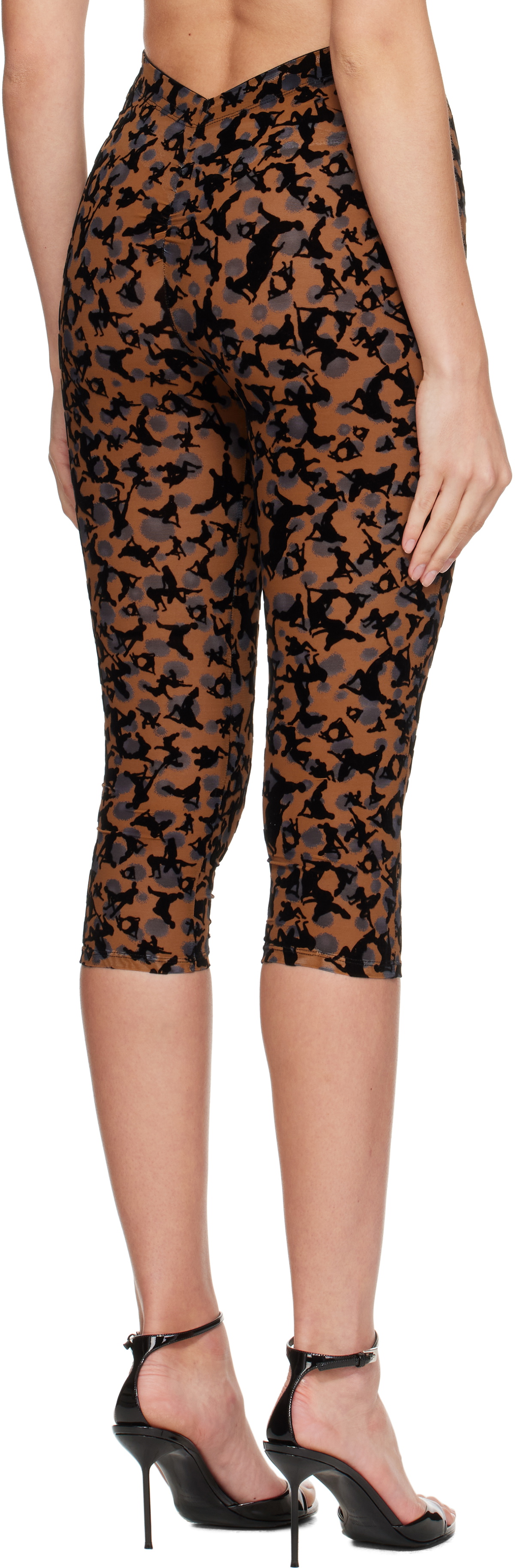 Poster Girl Brown Knockout Capris
