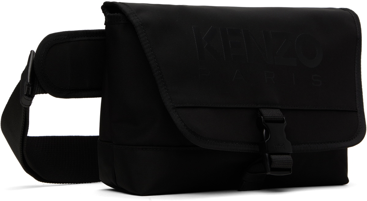 Kenzo Black Kenzo Paris 'KENZO 48' Small Belt Bag