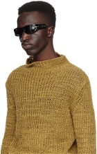 Fendi Black & Gold Fendigraphy Sunglasses