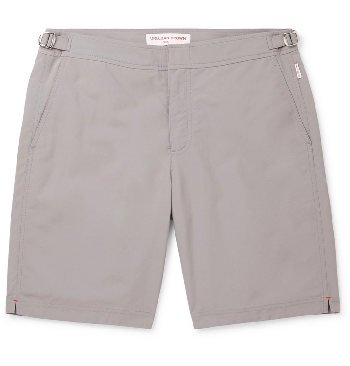 Photo: Orlebar Brown - Dane II Long-Length Swim Shorts - Gray