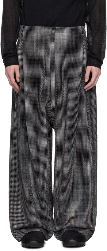 Photo: pet-tree-kor Gray Tension Trousers