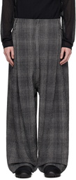 pet-tree-kor Gray Tension Trousers