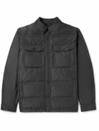 Brioni - Quilted Ripstop Down Shirt Jacket - Gray