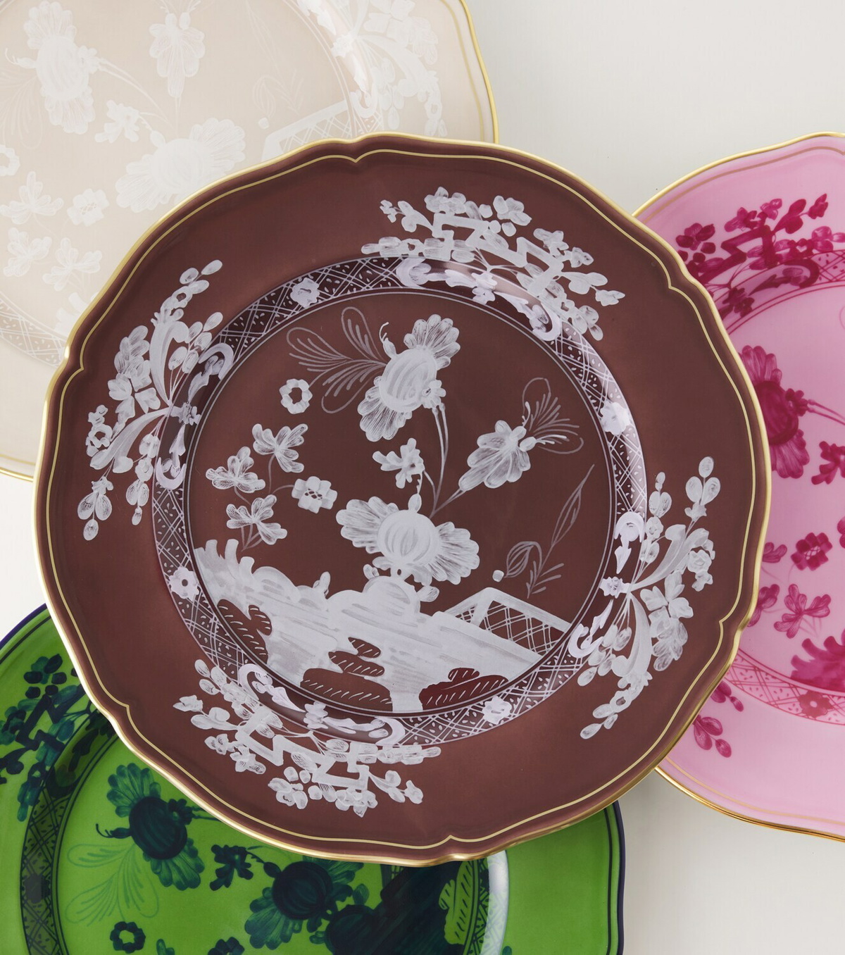 Ginori 1735 Oriente Italiano porcelain charger plate