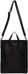 Ann Demeulemeester Black Leather Tote