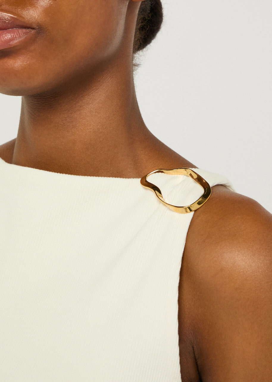 Agmes Vera 18kt Gold Vermeil Brooch - One Size