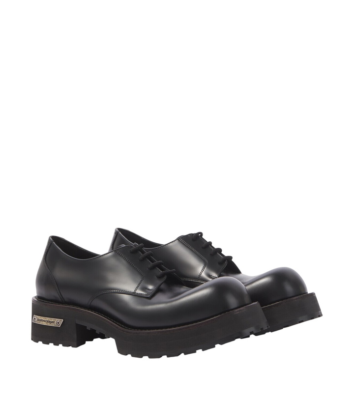 Photo: Balenciaga Venom leather Derby shoes