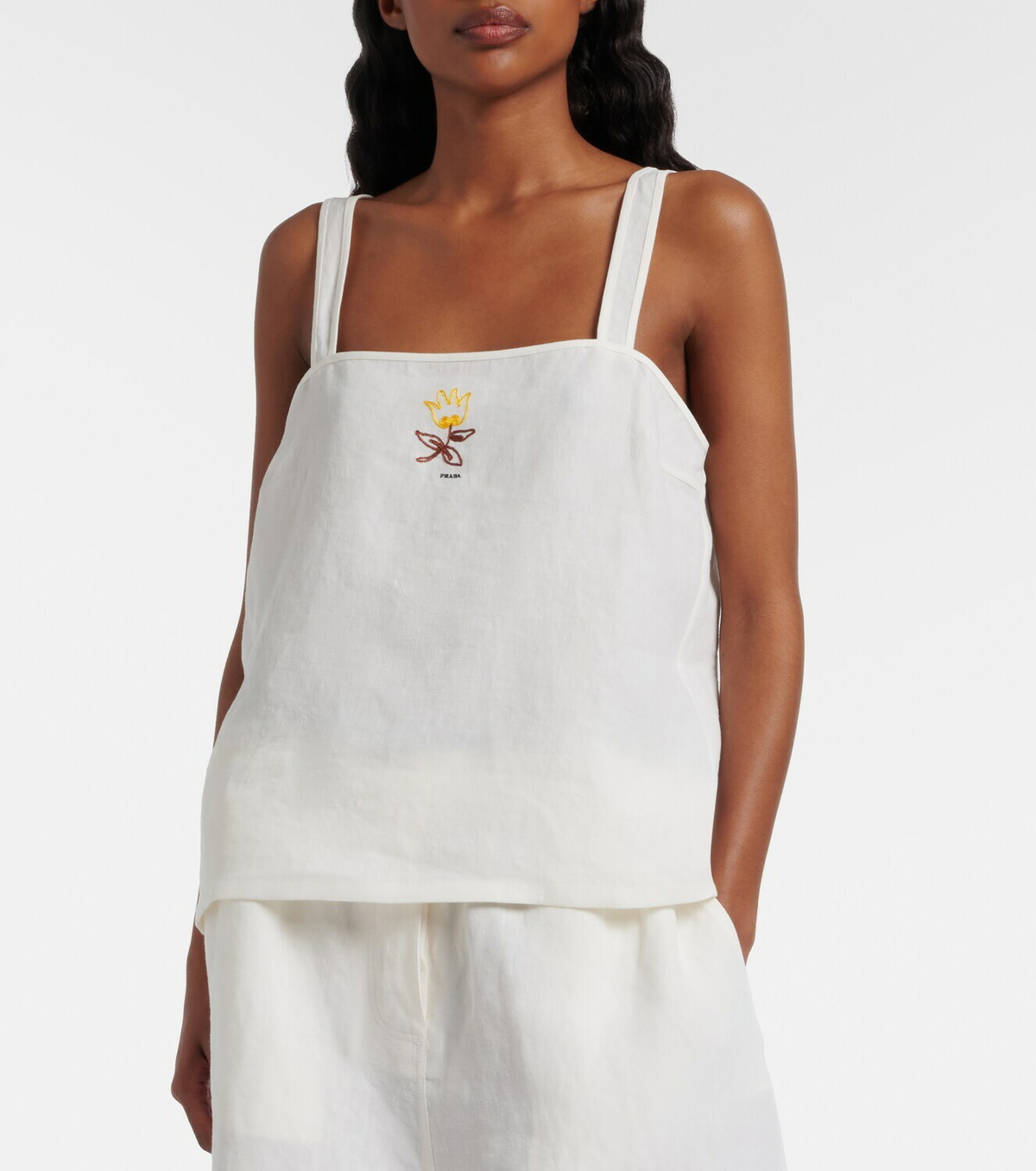 Prada Logo tank top