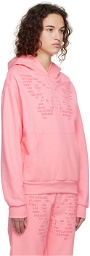 Praying SSENSE Exclusive Pink Butterfly Hoodie