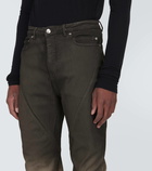 Rick Owens Bias bootcut cotton-blend jeans