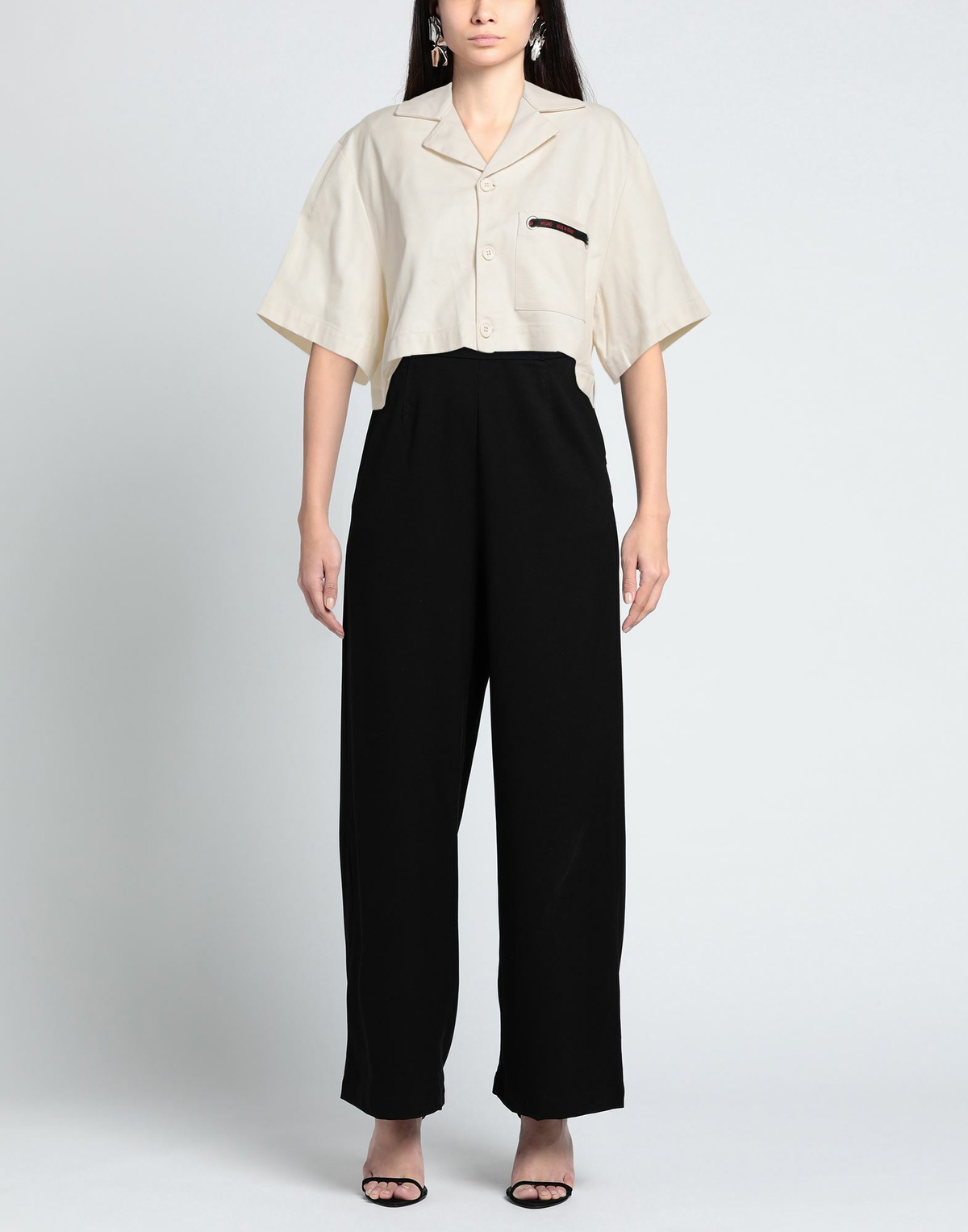 Gcds Womens Shirt Ivory