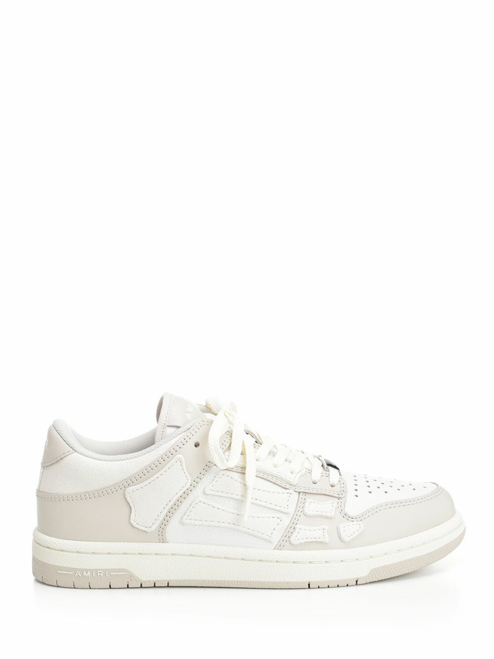 AMIRI White & Beige MA Quad Skel Low Top Sneakers Amiri AMIRI White & Beige MA Quad Skel Low Top Sneakers Amiri