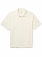 Folk - Gabe Cotton and Linen-Blend Shirt - Neutrals