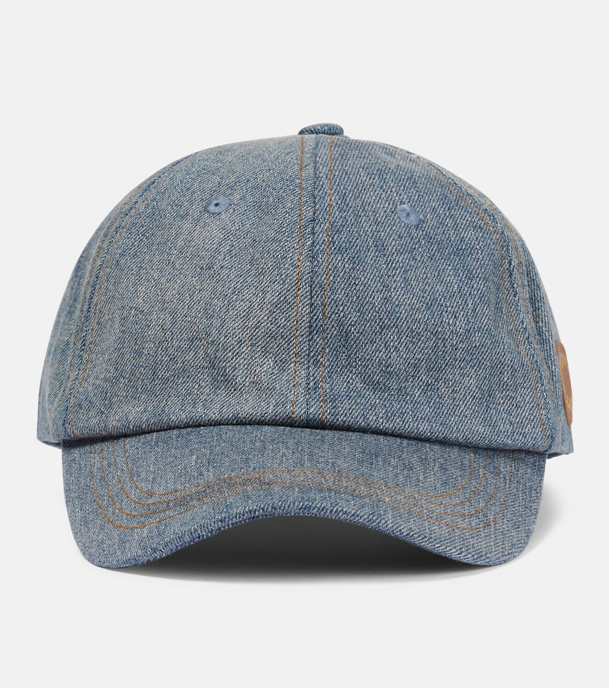 Acne Studios – Cat Print Denim Cap Blue