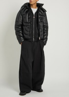 Casablanca Monogram Quilted Shell Jacket Black