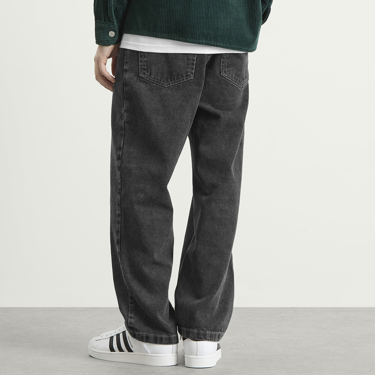 Polar Skate Co. Men's 93! Jeans in Silver Black