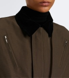 Sacai Cotton-blend blouson jacket
