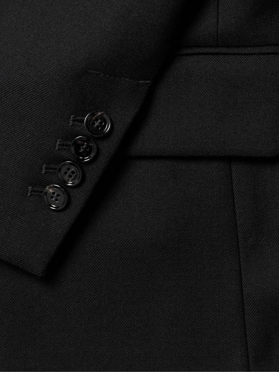 AMI PARIS - Wool-Twill Blazer - Black