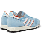 adidas Consortium - SPEZIAL Silverbirch Mesh and Suede Sneakers - Light blue