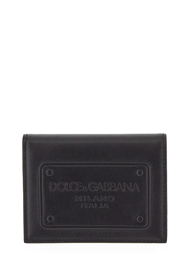 Photo: Dolce & Gabbana Card Holder With Raised Logo