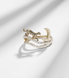 Yvonne Léon Rêves Étoilés 9kt gold and enamel ring with diamonds