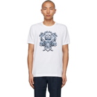 Dolce and Gabbana White Heraldic Print T-Shirt