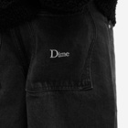 Dime Men's Baggy Denim Pants in Washed Black